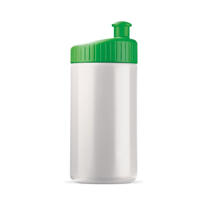 Bidón deportivo de plástico libre de BPA y 100% antigoteo 500ml color verde Bidón deportivo de plástico libre de BPA y 100% antigoteo 500ml color verde