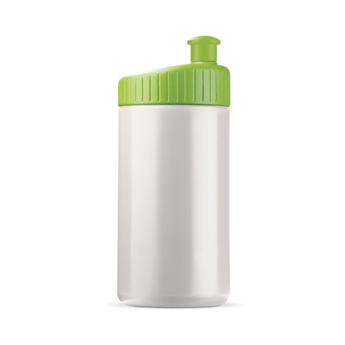 Bidón deportivo de plástico libre de BPA y 100% antigoteo 500ml color verde claro Bidón deportivo de plástico libre de BPA y 100% antigoteo 500ml color verde claro
