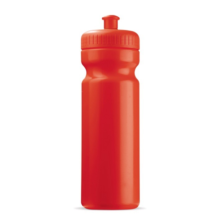 Bidón deportivo de plástico libre de BPA y 100% antigoteo 750ml color rojo Bidón deportivo de plástico libre de BPA y 100% antigoteo 750ml color rojo