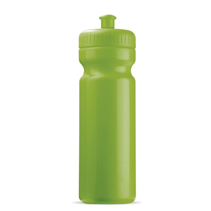 Bidón deportivo de plástico libre de BPA y 100% antigoteo 750ml color verde lima Bidón deportivo de plástico libre de BPA y 100% antigoteo 750ml color verde lima