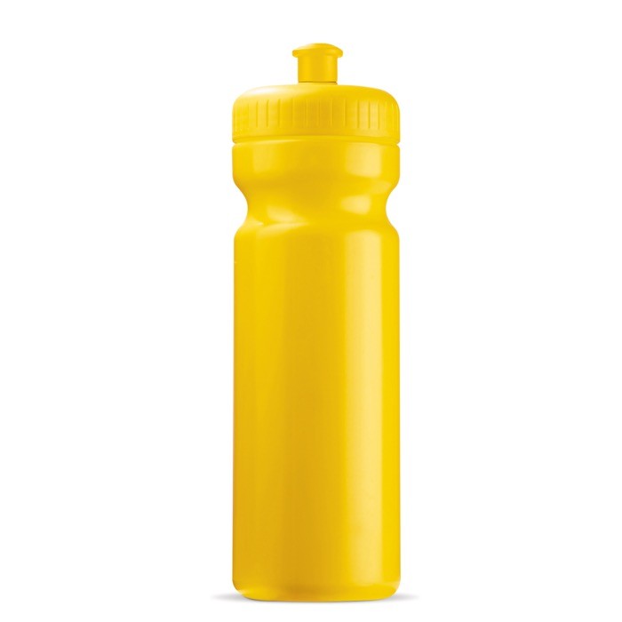 Bidón deportivo de plástico libre de BPA y 100% antigoteo 750ml color amarillo Bidón deportivo de plástico libre de BPA y 100% antigoteo 750ml color amarillo