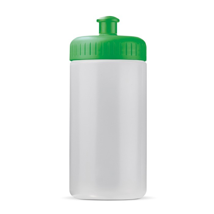 Bidón deportivo de bioplástico y libre de BPA hecho en EU 500ml color verde transparente Bidón deportivo de bioplástico y libre de BPA hecho en EU 500ml color verde transparente