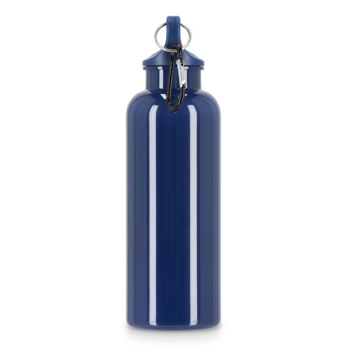 Botella de plástico en vivos colores con tapón a juego 500ml color azul oscuro quinta vista Botella de plástico en vivos colores con tapón a juego 500ml color azul oscuro quinta vista