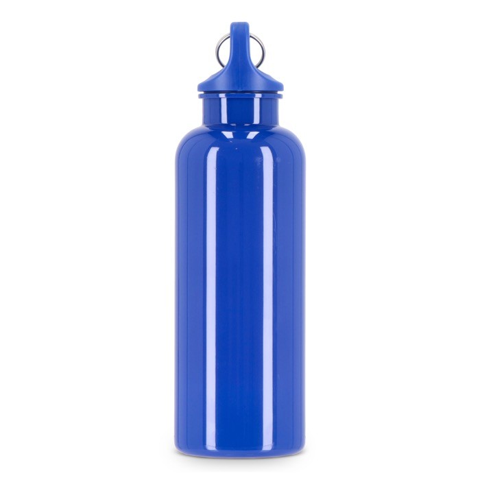 Botella de plástico en vivos colores con tapón a juego 500ml color azul sexta vista Botella de plástico en vivos colores con tapón a juego 500ml color azul sexta vista
