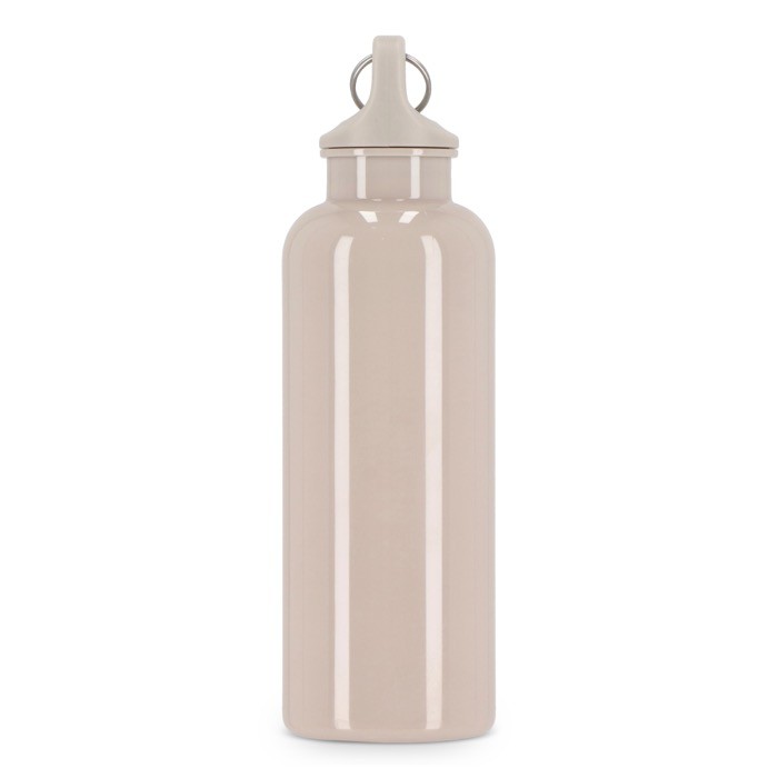 Botella de plástico en vivos colores con tapón a juego 500ml color beige sexta vista Botella de plástico en vivos colores con tapón a juego 500ml color beige sexta vista