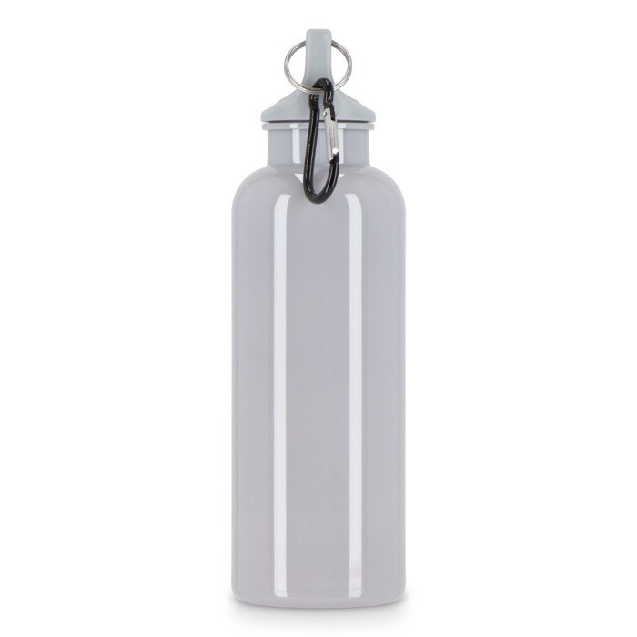 Botella de plástico en vivos colores con tapón a juego 500ml color gris quinta vista Botella de plástico en vivos colores con tapón a juego 500ml color gris quinta vista