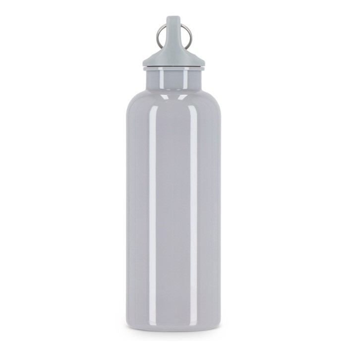 Botella de plástico en vivos colores con tapón a juego 500ml color gris sexta vista Botella de plástico en vivos colores con tapón a juego 500ml color gris sexta vista