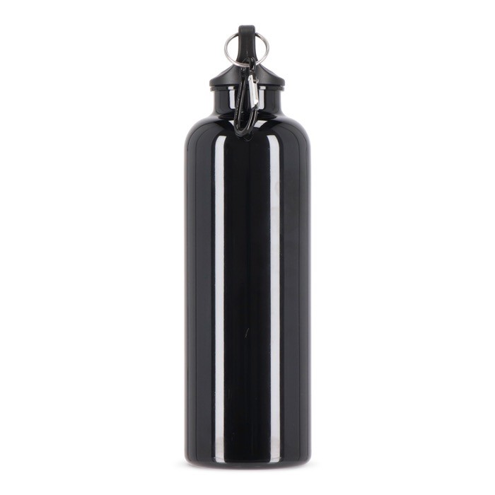 Botella de plástico en vivos colores con tapón a juego 750ml color negro quinta vista Botella de plástico en vivos colores con tapón a juego 750ml color negro quinta vista