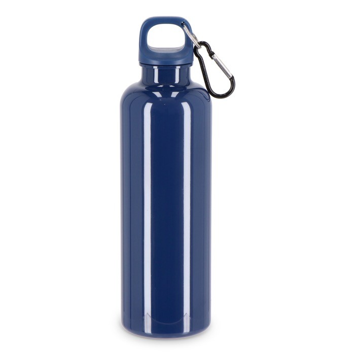 Botella de plástico en vivos colores con tapón a juego 750ml color azul oscuro Botella de plástico en vivos colores con tapón a juego 750ml color azul oscuro