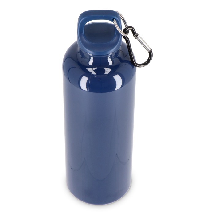 Botella de plástico en vivos colores con tapón a juego 750ml color azul oscuro tercera vista Botella de plástico en vivos colores con tapón a juego 750ml color azul oscuro tercera vista
