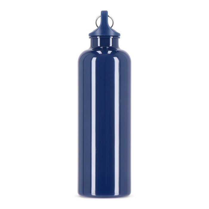 Botella de plástico en vivos colores con tapón a juego 750ml color azul oscuro sexta vista Botella de plástico en vivos colores con tapón a juego 750ml color azul oscuro sexta vista