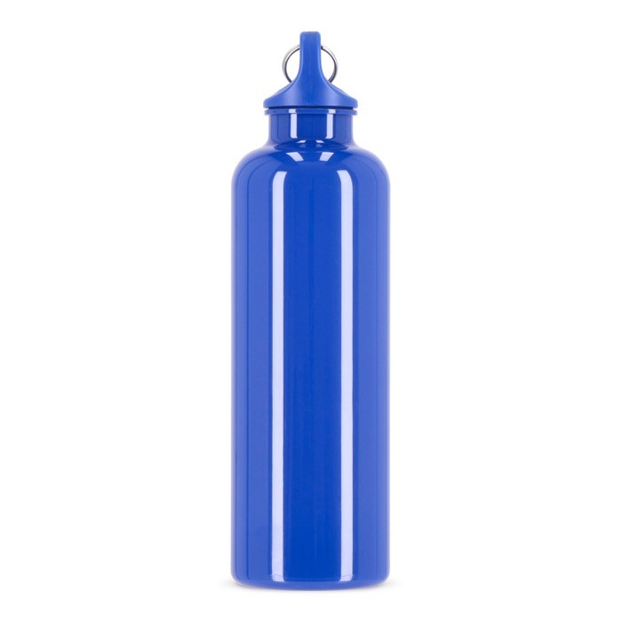 Botella de plástico en vivos colores con tapón a juego 750ml color azul sexta vista Botella de plástico en vivos colores con tapón a juego 750ml color azul sexta vista