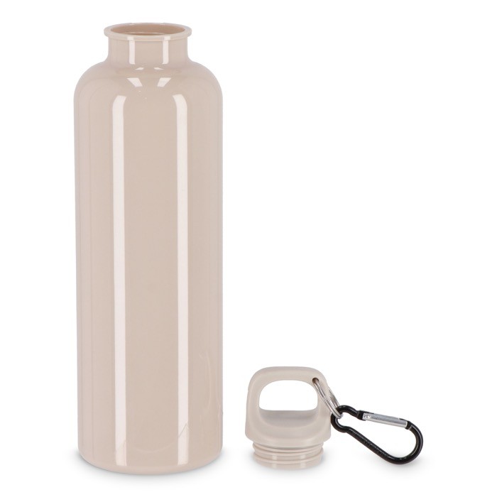 Botella de plástico en vivos colores con tapón a juego 750ml color beige segunda vista Botella de plástico en vivos colores con tapón a juego 750ml color beige segunda vista