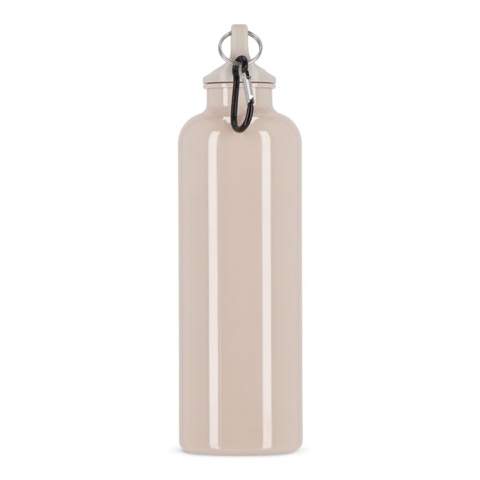 Botella de plástico en vivos colores con tapón a juego 750ml color beige quinta vista Botella de plástico en vivos colores con tapón a juego 750ml color beige quinta vista