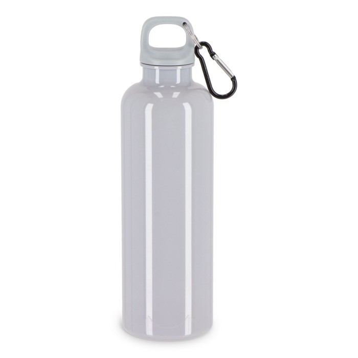Botella de plástico en vivos colores con tapón a juego 750ml color gris Botella de plástico en vivos colores con tapón a juego 750ml color gris
