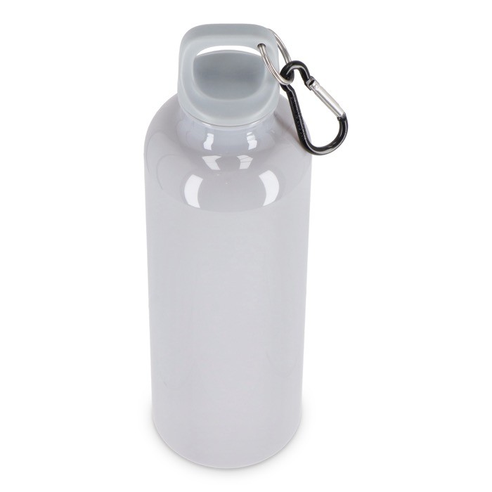 Botella de plástico en vivos colores con tapón a juego 750ml color gris tercera vista Botella de plástico en vivos colores con tapón a juego 750ml color gris tercera vista