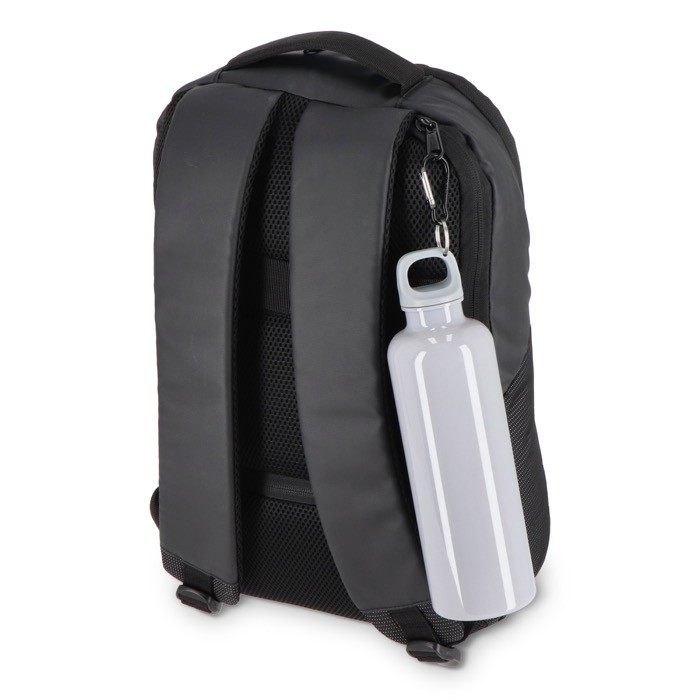 Botella de plástico en vivos colores con tapón a juego 750ml color gris septima vista Botella de plástico en vivos colores con tapón a juego 750ml color gris septima vista