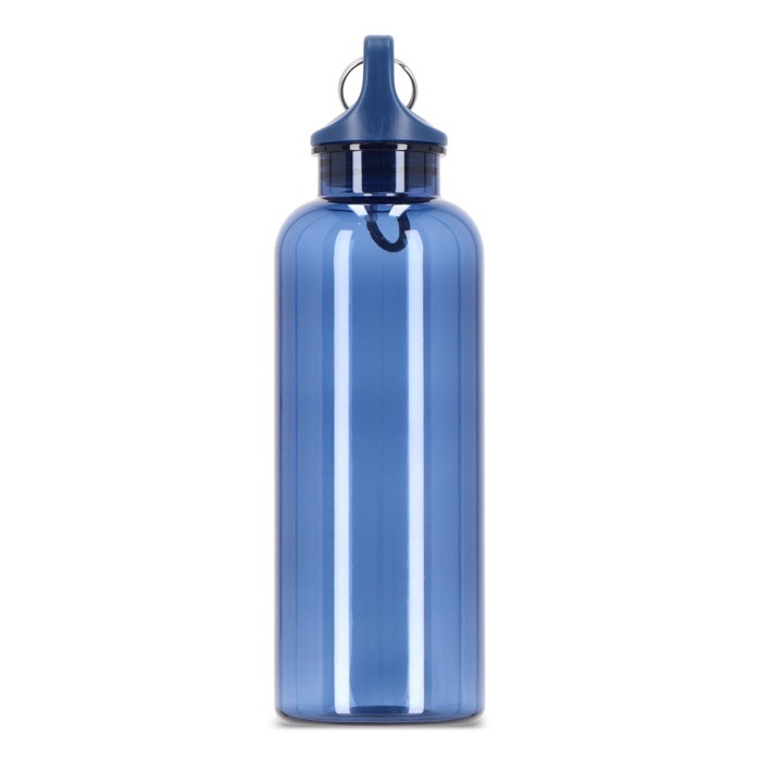 Botella de plástico en vivos colores transparentes 500ml color azul transparente quinta vista Botella de plástico en vivos colores transparentes 500ml color azul transparente quinta vista