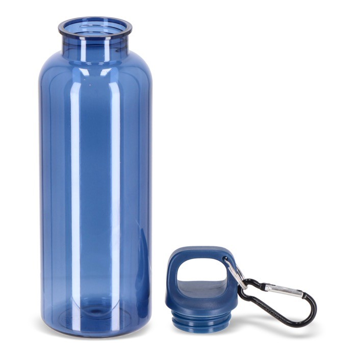 Botella de plástico en vivos colores transparentes 500ml color azul transparente sexta vista Botella de plástico en vivos colores transparentes 500ml color azul transparente sexta vista