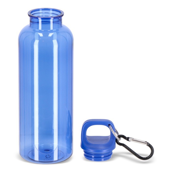 Botella de plástico en vivos colores transparentes 500ml color azul claro transparente sexta vista Botella de plástico en vivos colores transparentes 500ml color azul claro transparente sexta vista