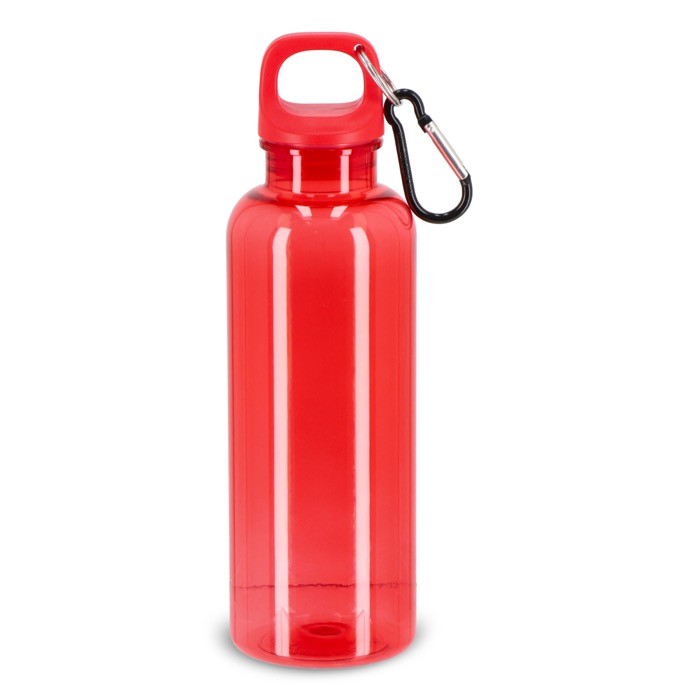 Botella de plástico en vivos colores transparentes 500ml color rojo transparente Botella de plástico en vivos colores transparentes 500ml color rojo transparente