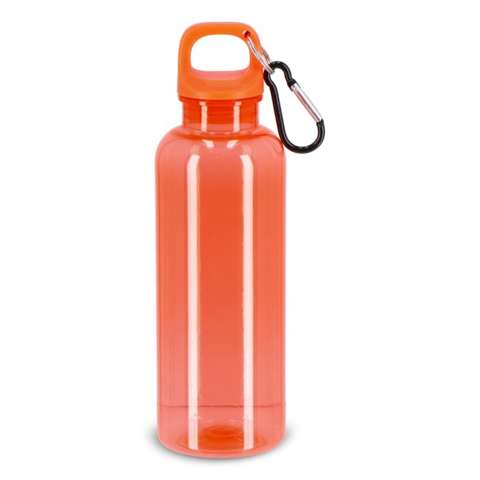 Botella de plástico en vivos colores transparentes 500ml color naranja transparente Botella de plástico en vivos colores transparentes 500ml color naranja transparente