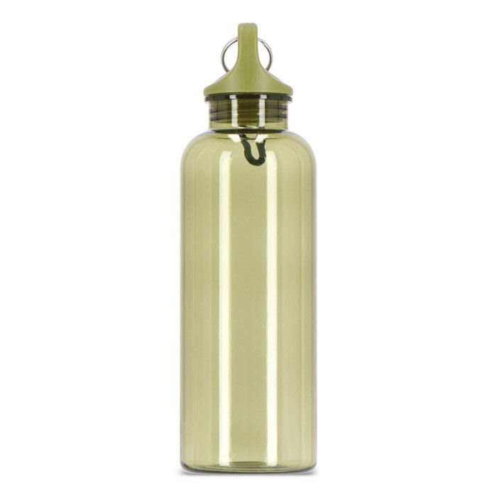 Botella de plástico en vivos colores transparentes 500ml color verde transparente quinta vista Botella de plástico en vivos colores transparentes 500ml color verde transparente quinta vista