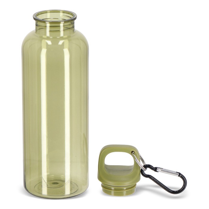 Botella de plástico en vivos colores transparentes 500ml color verde transparente sexta vista Botella de plástico en vivos colores transparentes 500ml color verde transparente sexta vista