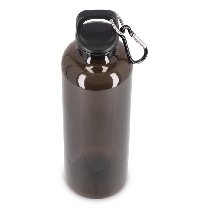 Botella de plástico en vivos colores transparentes 750ml color negro transparente tercera vista Botella de plástico en vivos colores transparentes 750ml color negro transparente tercera vista