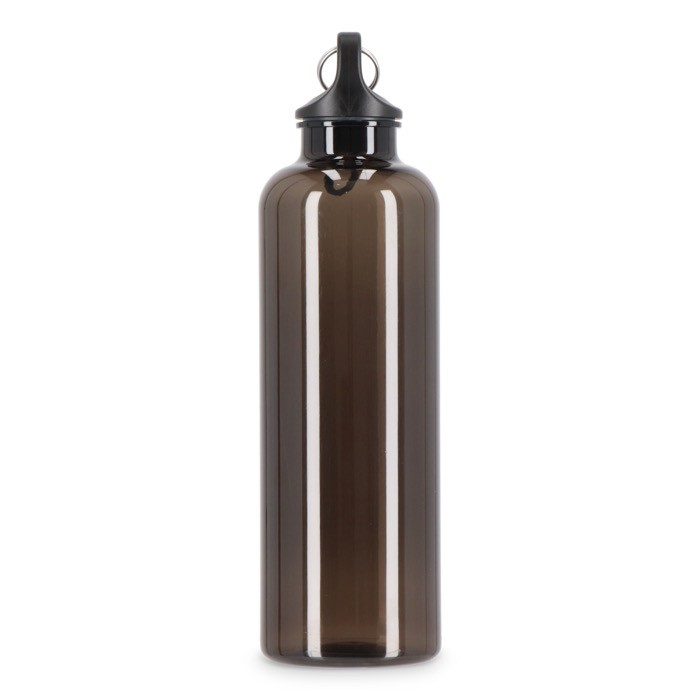 Botella de plástico en vivos colores transparentes 750ml color negro transparente sexta vista Botella de plástico en vivos colores transparentes 750ml color negro transparente sexta vista