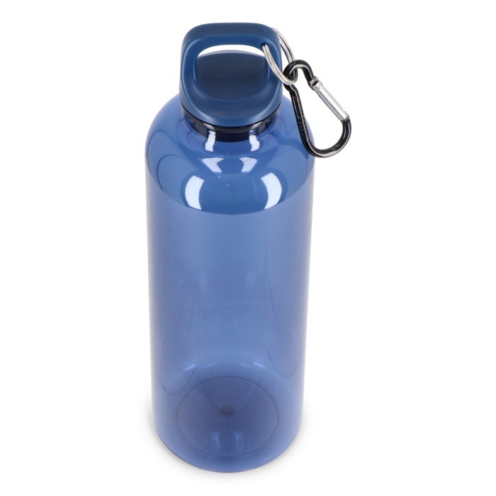 Botella de plástico en vivos colores transparentes 750ml color azul transparente tercera vista Botella de plástico en vivos colores transparentes 750ml color azul transparente tercera vista