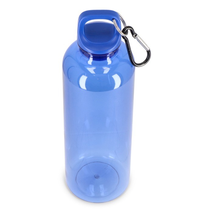 Botella de plástico en vivos colores transparentes 750ml color azul claro transparente tercera vista Botella de plástico en vivos colores transparentes 750ml color azul claro transparente tercera vista