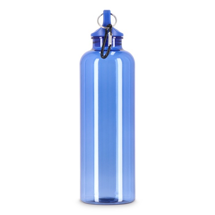 Botella de plástico en vivos colores transparentes 750ml color azul claro transparente quinta vista Botella de plástico en vivos colores transparentes 750ml color azul claro transparente quinta vista