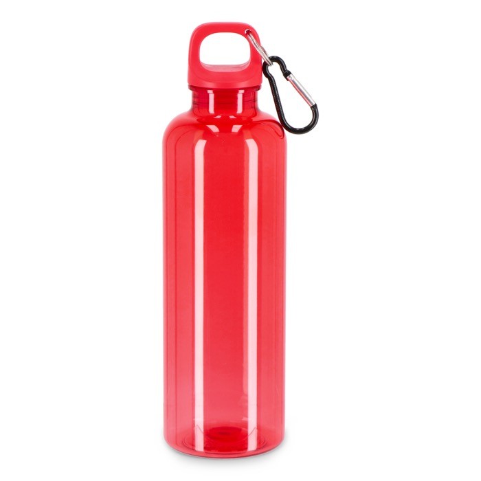 Botella de plástico en vivos colores transparentes 750ml color rojo transparente Botella de plástico en vivos colores transparentes 750ml color rojo transparente