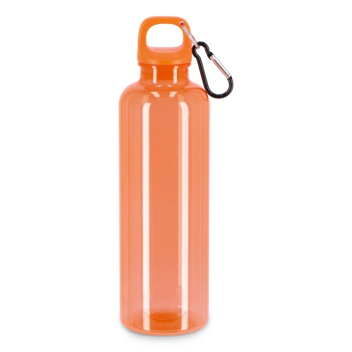 Botella de plástico en vivos colores transparentes 750ml color naranja transparente Botella de plástico en vivos colores transparentes 750ml color naranja transparente