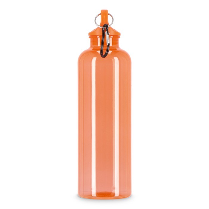 Botella de plástico en vivos colores transparentes 750ml color naranja transparente quinta vista Botella de plástico en vivos colores transparentes 750ml color naranja transparente quinta vista