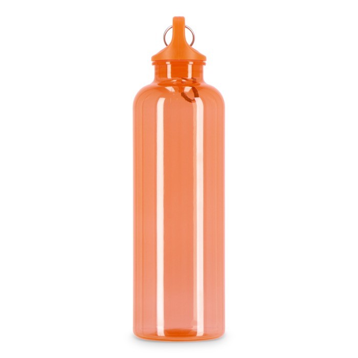 Botella de plástico en vivos colores transparentes 750ml color naranja transparente sexta vista Botella de plástico en vivos colores transparentes 750ml color naranja transparente sexta vista