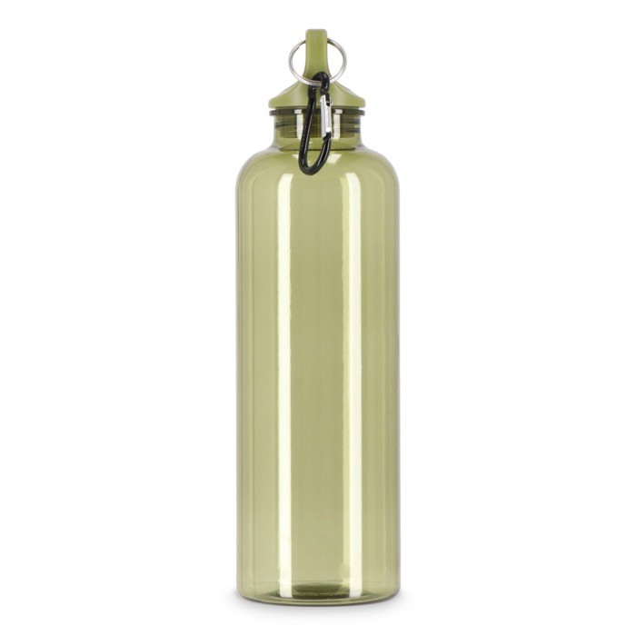 Botella de plástico en vivos colores transparentes 750ml color verde oliva quinta vista Botella de plástico en vivos colores transparentes 750ml color verde oliva quinta vista