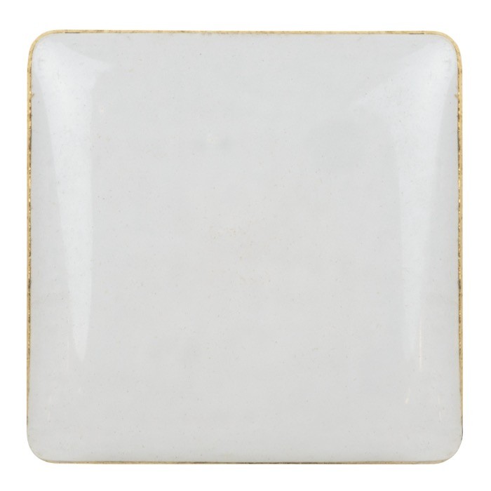 Pin cuadrado de metal dorado para personalizar 15x15mm color dorado segunda vista