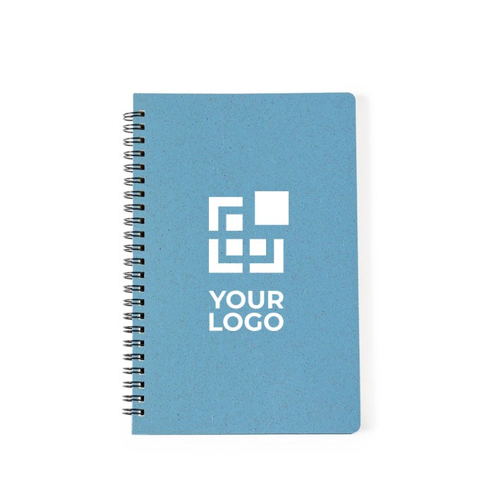 Libreta con tapas en caña de trigo vista principal