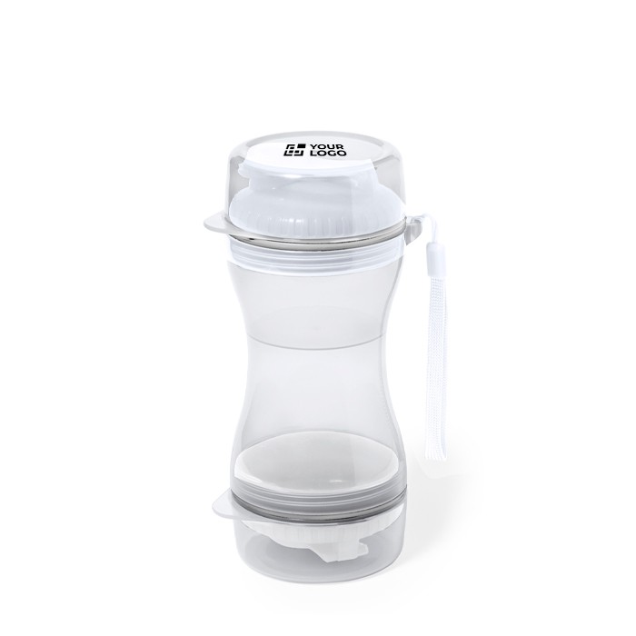 Set para mascotas de 2 compartimientos con dosificadores vista principal