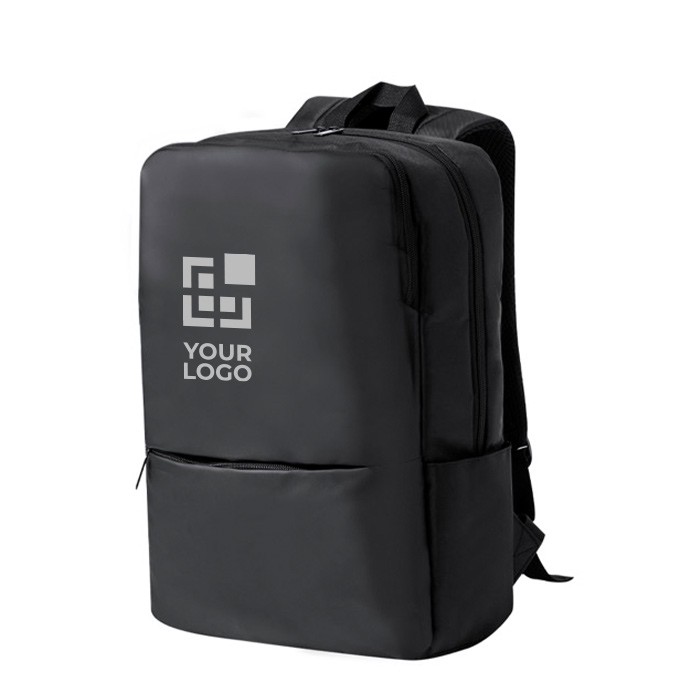 Mochila de polipiel con compartimiento de tablet y portátil 15'' vista principal Mochila de polipiel con compartimiento de tablet y portátil 15'' vista principal