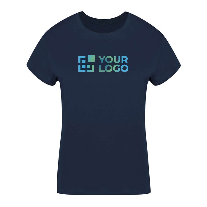 Camiseta para mujer de 100% algodón peinado Ring Spun 160 g/m2 vista principal Camiseta para mujer de 100% algodón peinado Ring Spun 160 g/m2 vista principal