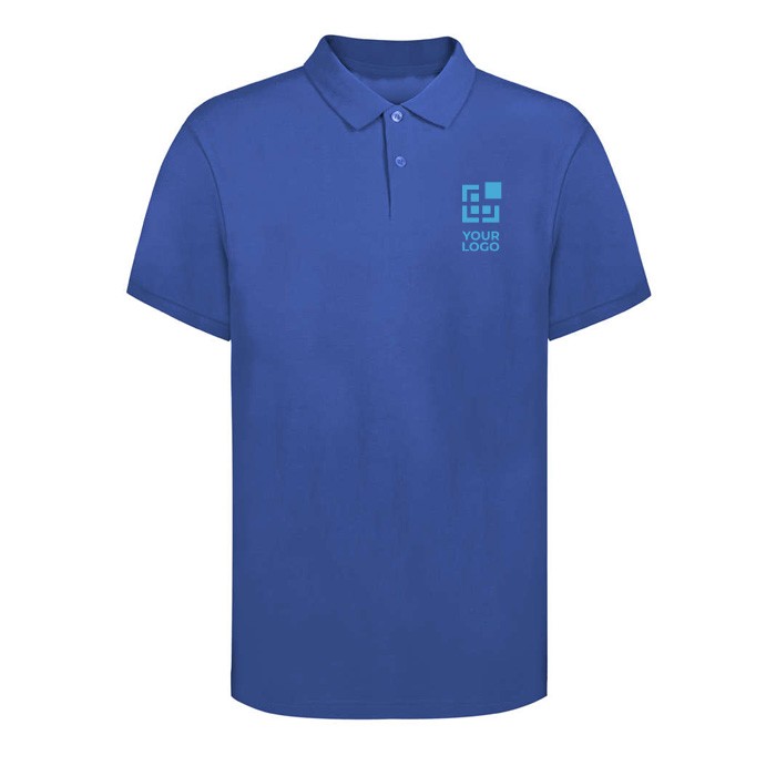 Polo unisex de 100% algodón peinado Ring Spun con 2 botones 220 g/m2 vista principal