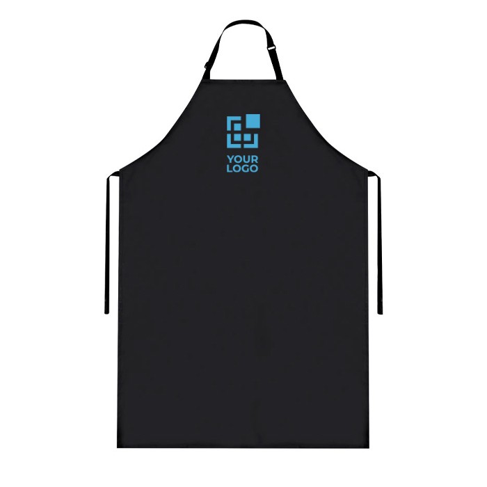 Delantal de material impermeable con cintas a juego 320 g/m2 vista principal Delantal de material impermeable con cintas a juego 320 g/m2 vista principal