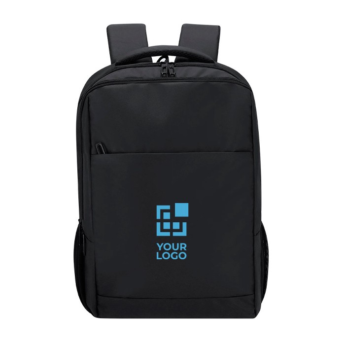 Mochila para portátil de PU con cinta para trolley 15´´ vista principal Mochila para portátil de PU con cinta para trolley 15´´ vista principal