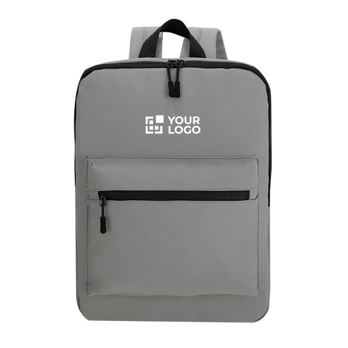 Mochila para portátil de suave PU con bolsillo frontal 15'' vista principal Mochila para portátil de suave PU con bolsillo frontal 15'' vista principal