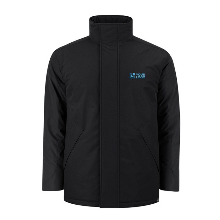 Parka de RPET acolchada resistente al viento y al agua MKT Oceanía vista principal Parka de RPET acolchada resistente al viento y al agua MKT Oceanía vista principal