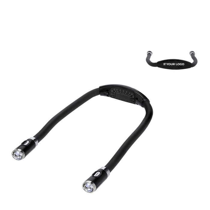 Lámpara manos libres de lectura con diseño ergonómico y 4 luces LEDs vista principal