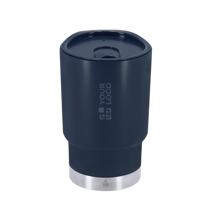 Vaso térmico para llevar de doble pared con dosificador 380ml vista principal Vaso térmico para llevar de doble pared con dosificador 380ml vista principal